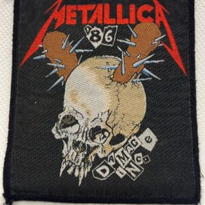 Nášivka Metallica vintage 80´s 9,7cm x 11,3cm