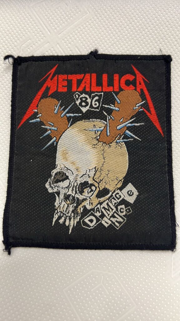 Nášivka Metallica vintage 80´s 9,7cm x 11,3cm